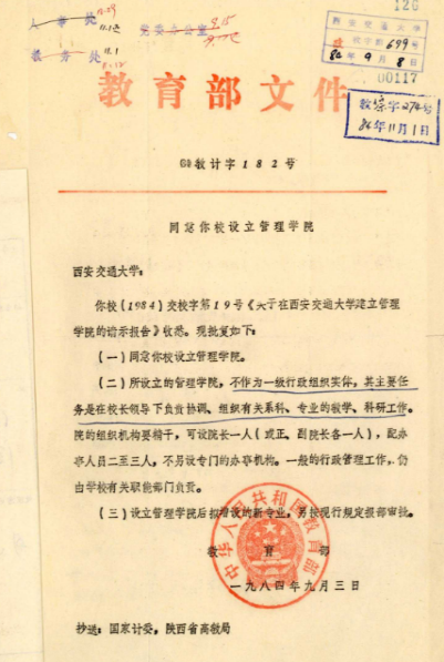 【学科巡礼】西安交大管理学科巡礼(图1)